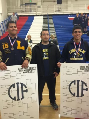 Ryan Olmos and Ramon Guzman qualified to wrestle at the state tournament after both winning their weight classes at CCS.