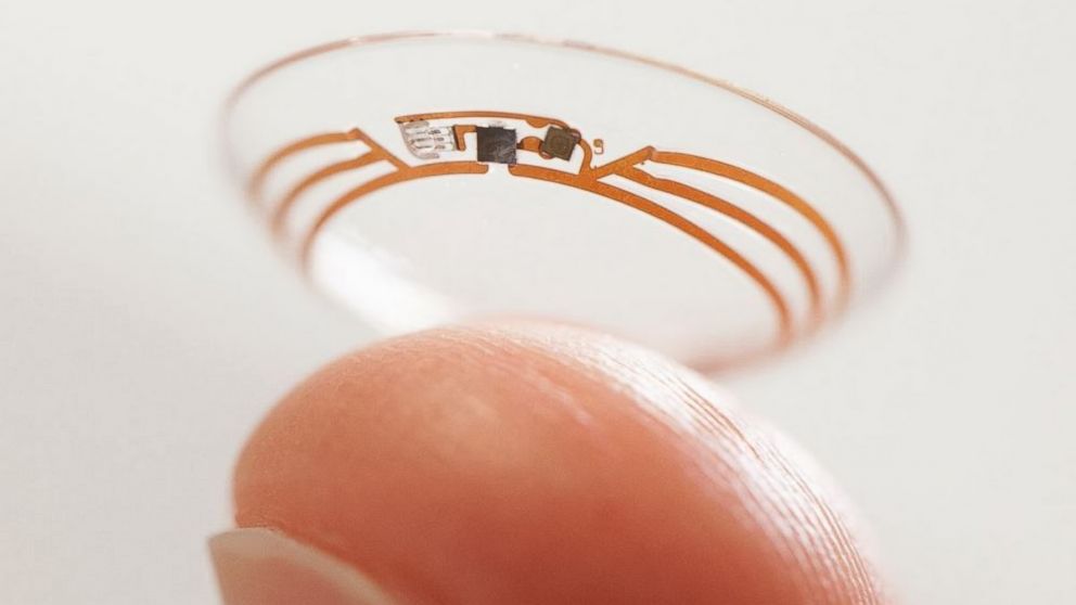 Google smart contact lens will be able to monitor the glucose levels of diabetics.