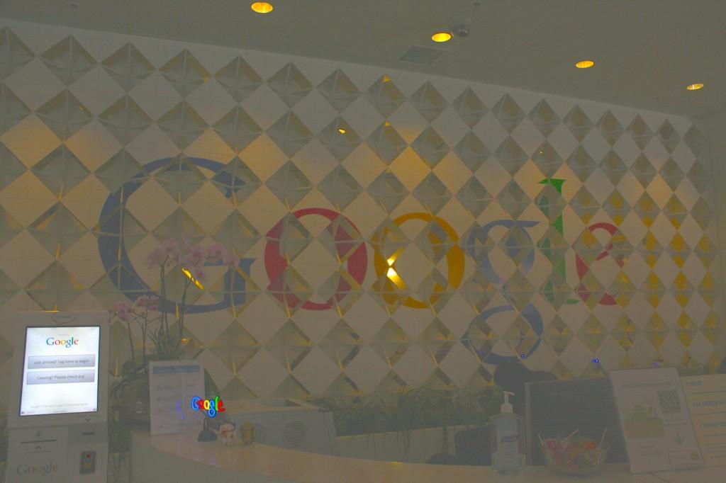 One+of+the+many+Google+Logos+in+one+of+their+many+lobbys+through+out+the+Google+campus.