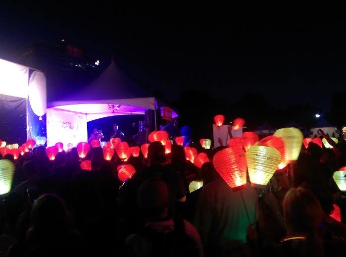 Hundreds of people came together to support blood cancer patients and survivors.