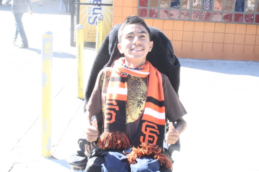 Student wore Giants colors and gear all week in support of the Giants making it to the World Series.