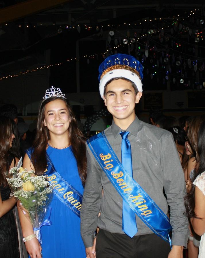 2014 Big Bone King and Queen Karina and Daniel dazzle the crowd.