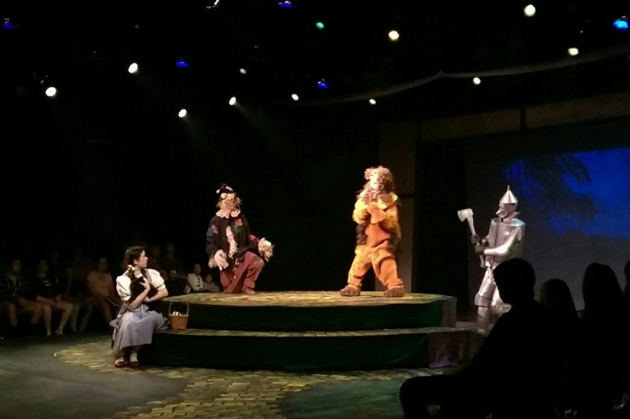 If I Only Had the Nerve performed by the Cowardly Lion and his friends.