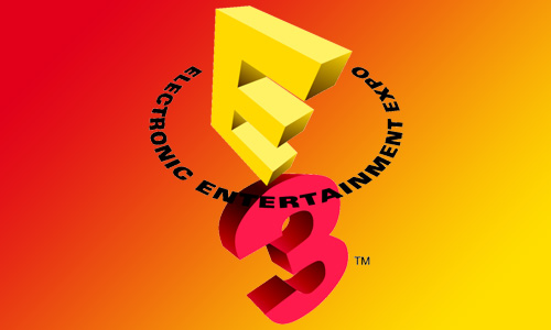 Promotional photo image advertising E3 logo. (Friday, May 29,2015/ theofficialwegamehere.com )