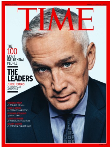 Jorge Ramos logra salir en la portada de “Time 100”