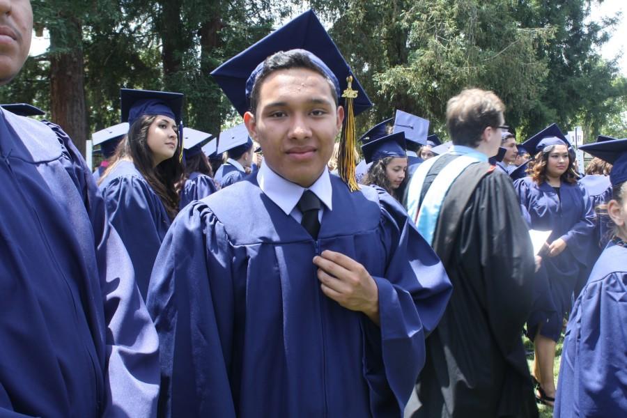 Bryan Guerrero was nervous before the ceremony. 