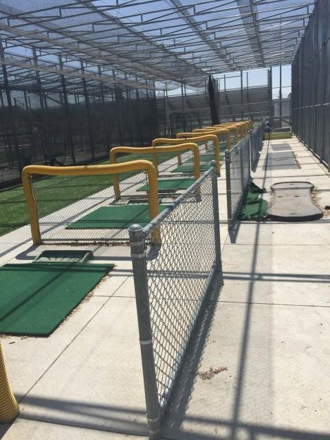 Golf practice cage. (Salvador Cohenete/Lincoln Lion Tales)
