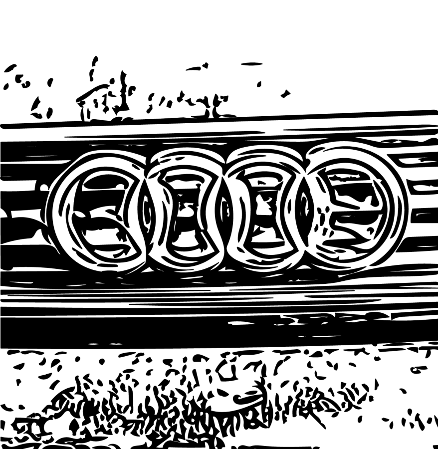 AUDI cars, the logo pictured, were used as the primary vehicle in the film. (Carlos Sandoval / Lincoln Lion Tales)