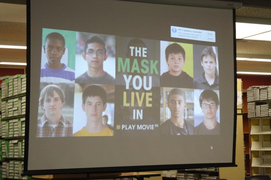 PTSA screened a film titled The Mask You Live In on Sept. 21, 2015. (Jacqueline Mocada / Lincoln Lion Tales)