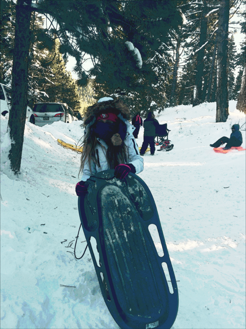 Reyna Vargas enjoying the snow! (Kayla Aryanpour/liontales) 