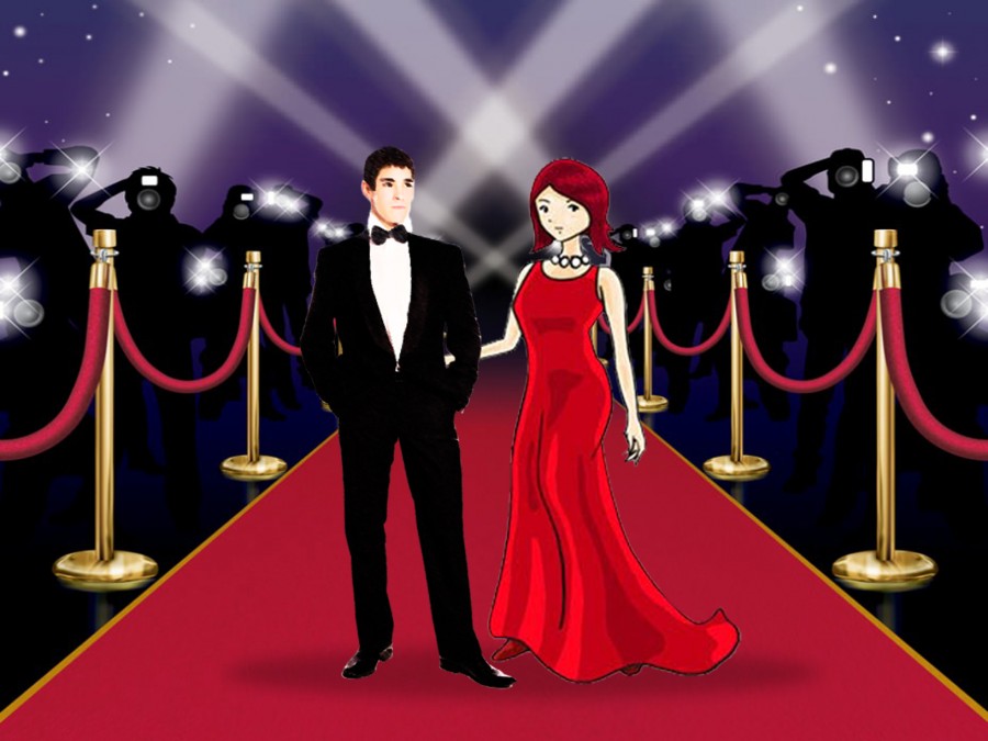 Red carpet comes to prom. (Juan De Anda / Lion Tales)