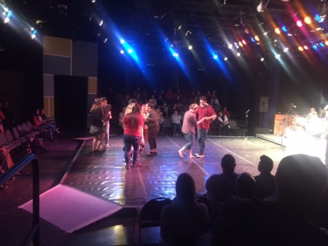 In the Black Box Theater 4/29/16. Students dancing at Jazz band concert. (LeiLina Castillo/Lion Tales)