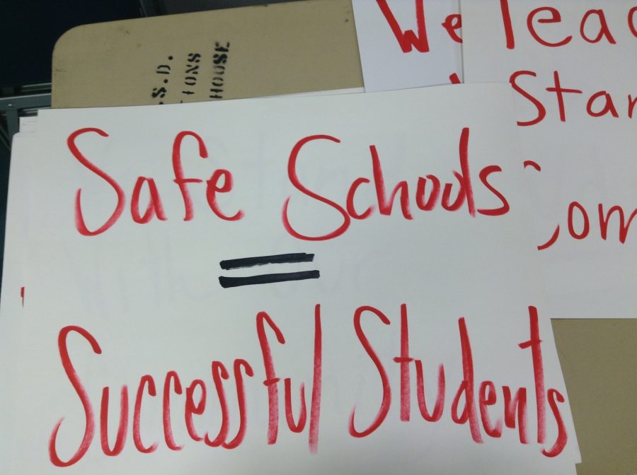 Safe School=Successful Students poster (Jesse Ruiz/Lion Tales)