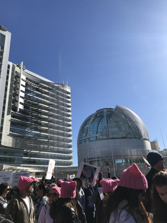 San Jose Women's March on January 20, 2018 (Siena da Costa Pinto/ Lincoln Lion Tales)
