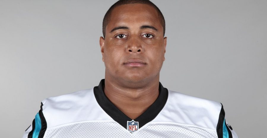 This is a 2015 photo of Jonathan Martin of the Carolina Panthers NFL football team. This image reflects the Carolina Panthers active roster as of Monday, June 15, 2015 when this image was taken. (AP Photo)