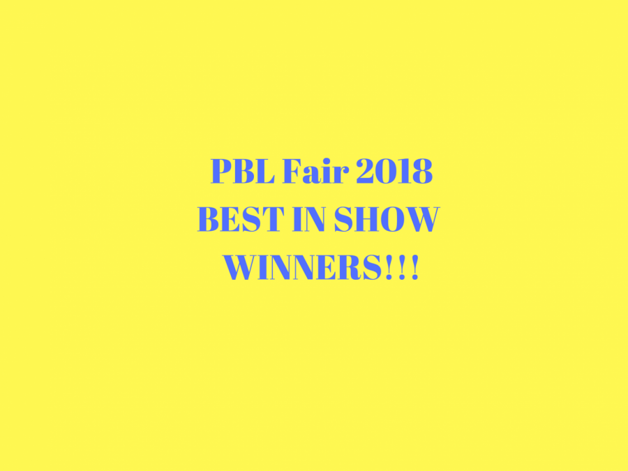 PBL Fair 2018: Best in Show